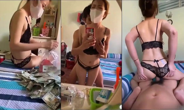 Bé sugar baby đập heo đất đếm tiền vui mừng quá làm luôn nháy đủ các tư thế – Viet69
