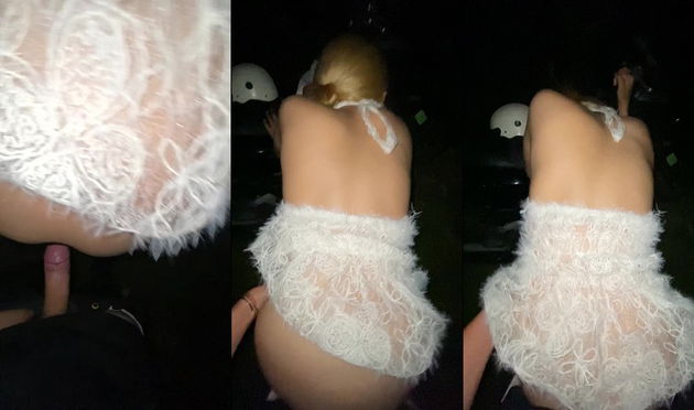 Em gái 2k5 mặc đầm đi dự tiệc mà nứng quá dừng xe chịch giữa đường – Viet69